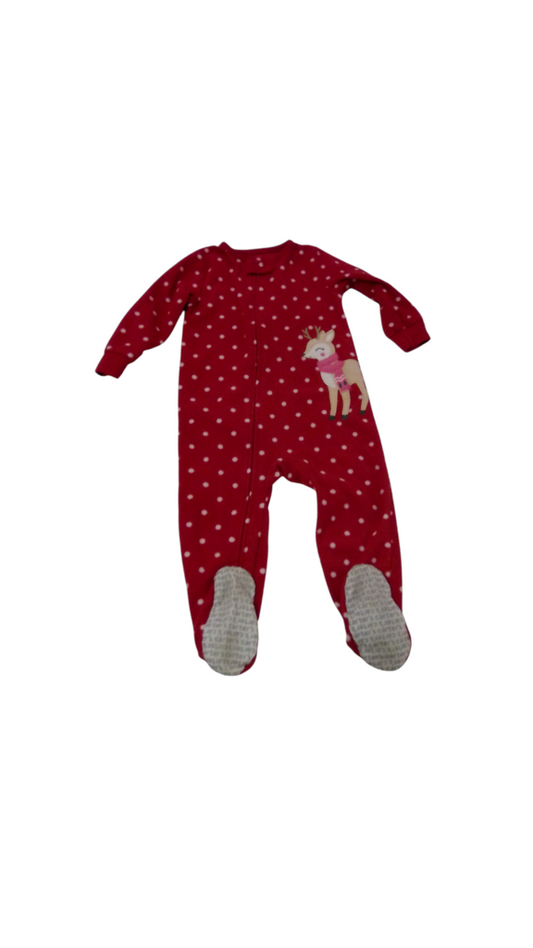Sleeper: Red/Reindeer, Kids, Size: 18m
