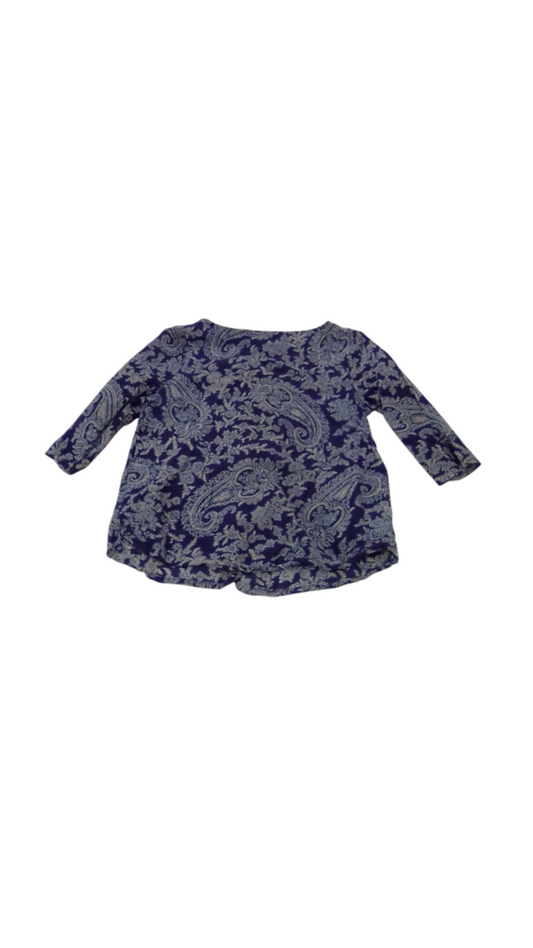Shirt: Blue Design, Girl, Size: 4/5