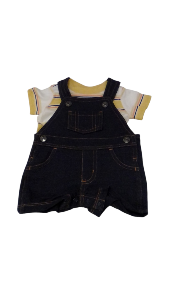 2pc Overalls/Shirt: Y NWT, Boy, Size: 3m
