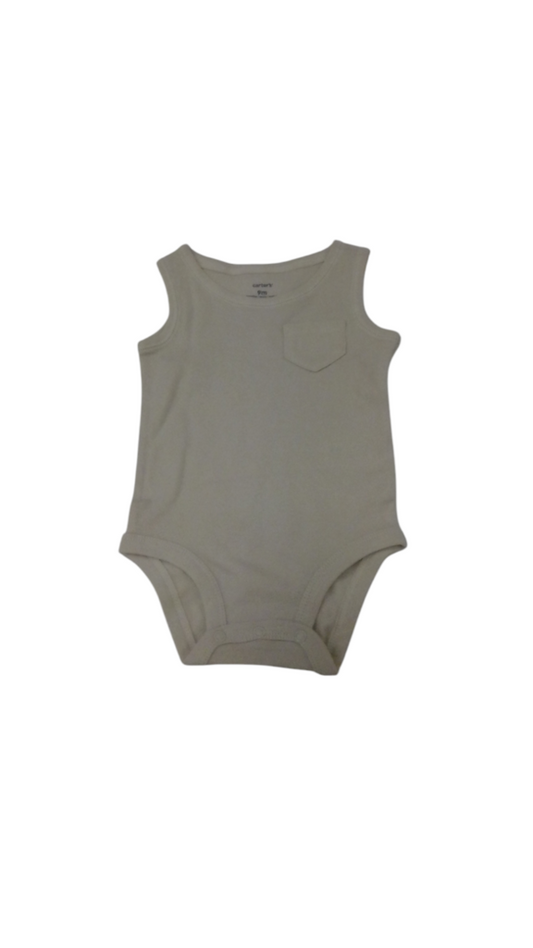Tank Onesie: Tan, Boy, Size: 9m