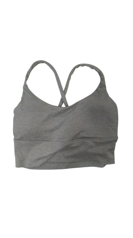 Sports Bra: Gray, Girl, Size: S