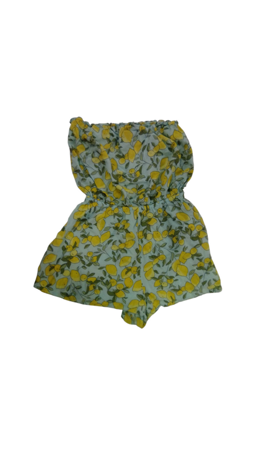 Strapless Romper: Lemons, Girl, Size: 8
