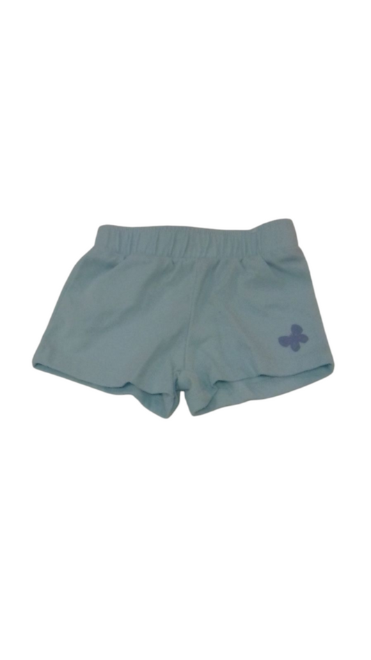 Shorts: Blue/Butterfly, Girl, Size: 3/6m