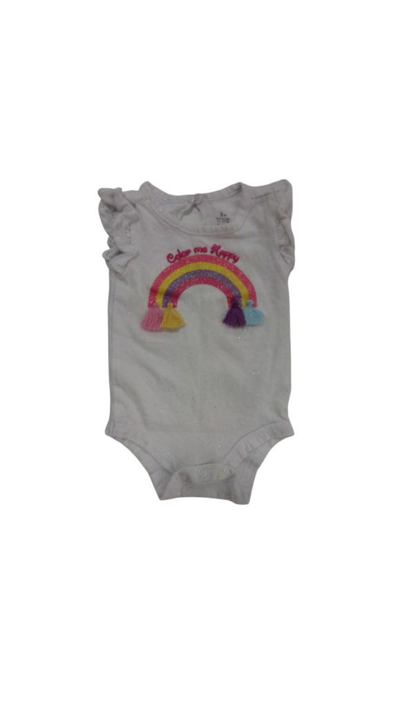 Onesie: Glitter Rainbow, Girl, Size: 3m