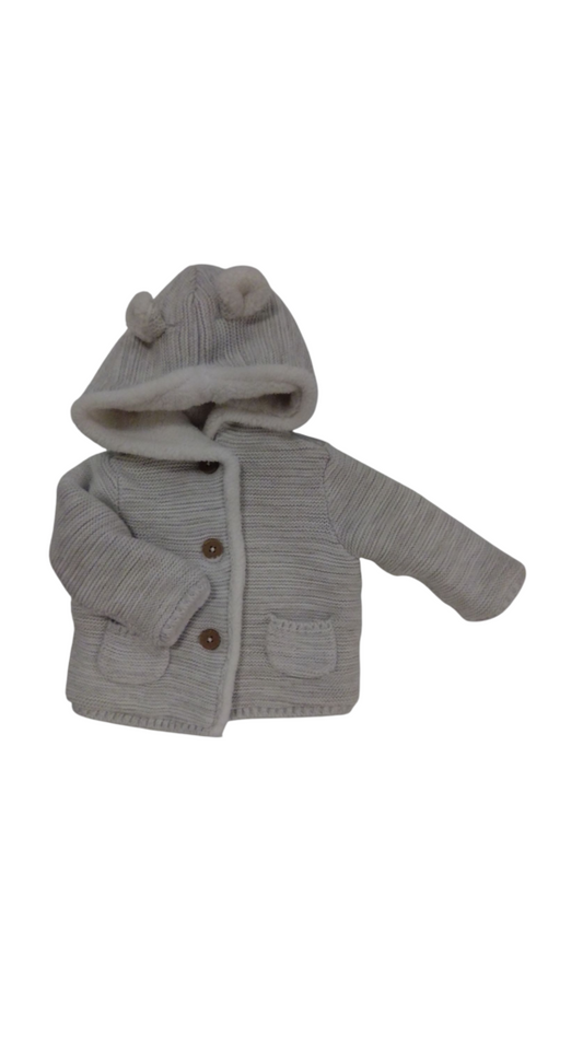 Sweater: Sherpa White, Girl, Size: 9m