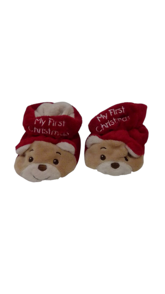 Slippers: My First XMAS, Kids, Size: 1/2