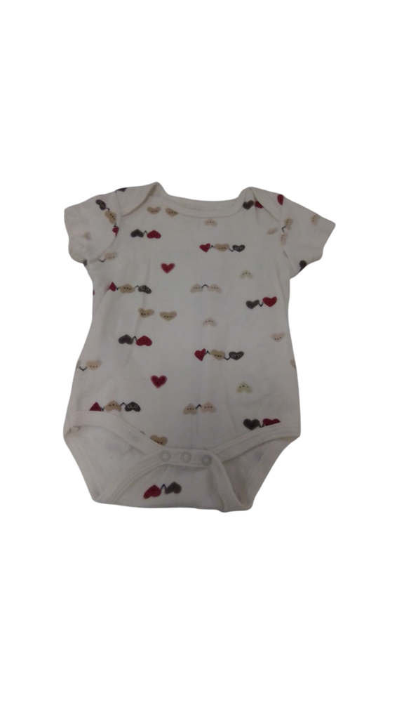 Onesie: Hearts, Kids, Size: 3/6m