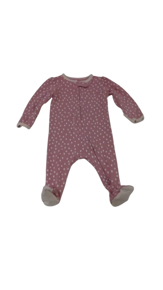 Sleeper:Pink/Dots, Girl, Size: 3/6m