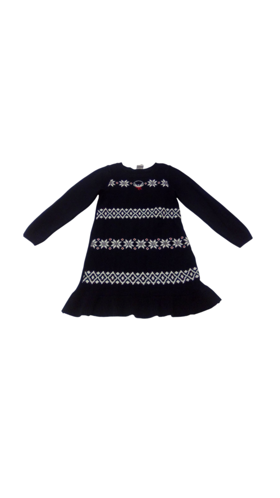 Dress:Blue/Penguin, Girl, Size: 4t