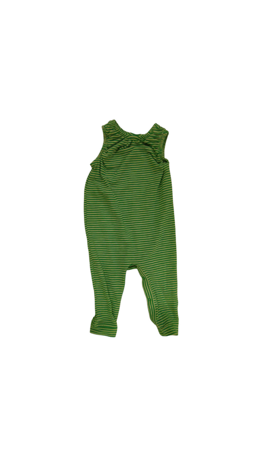 Romper: Green Stripes NWT, Girl, Size: 6m