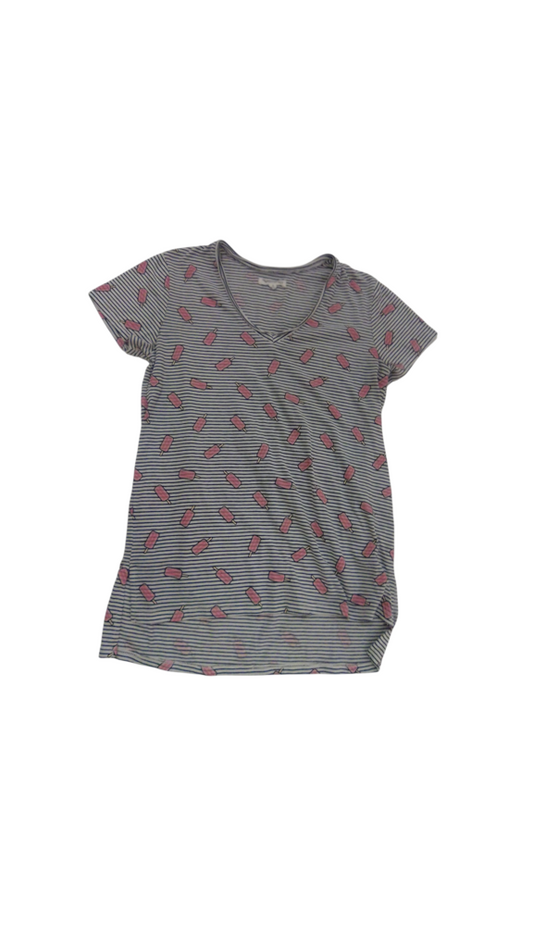 Shirt: Popsicles / Stripe, Womens, Size: S