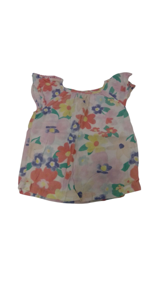 Shirt: Flowers, Girl, Size: 5