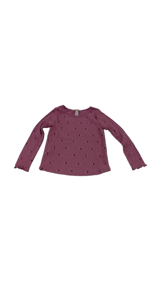 Long Sleeve Shirt: Pink, Girl, Size: 4/5