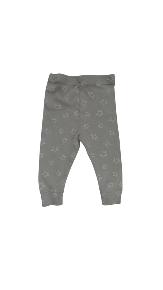 Leggings: Green & Stars, Girl, Size: 3/6m