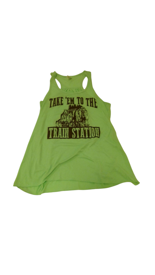 Tank: Take Em To The Trai, Womens, Size: XXL
