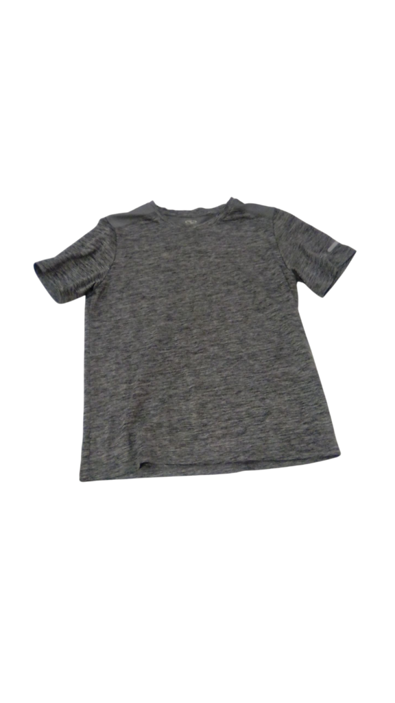 Shirt: Grey, Womens, Size: L
