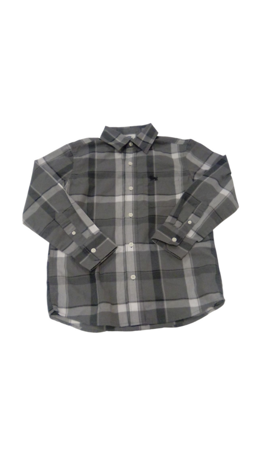 Long Sleeve Shirt: BK Pla, Boy, Size: 8