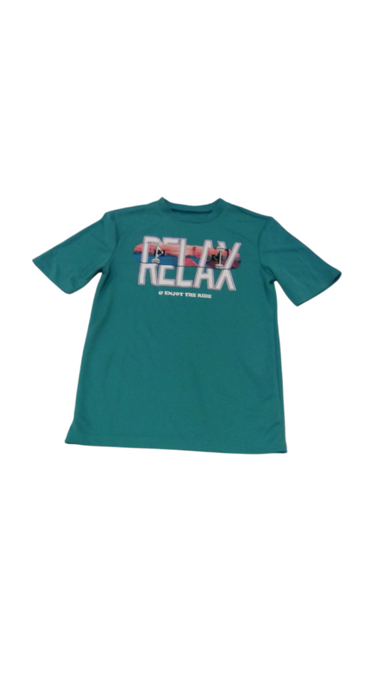 Shirt: Teal Relax, Boy, Size: 10/12