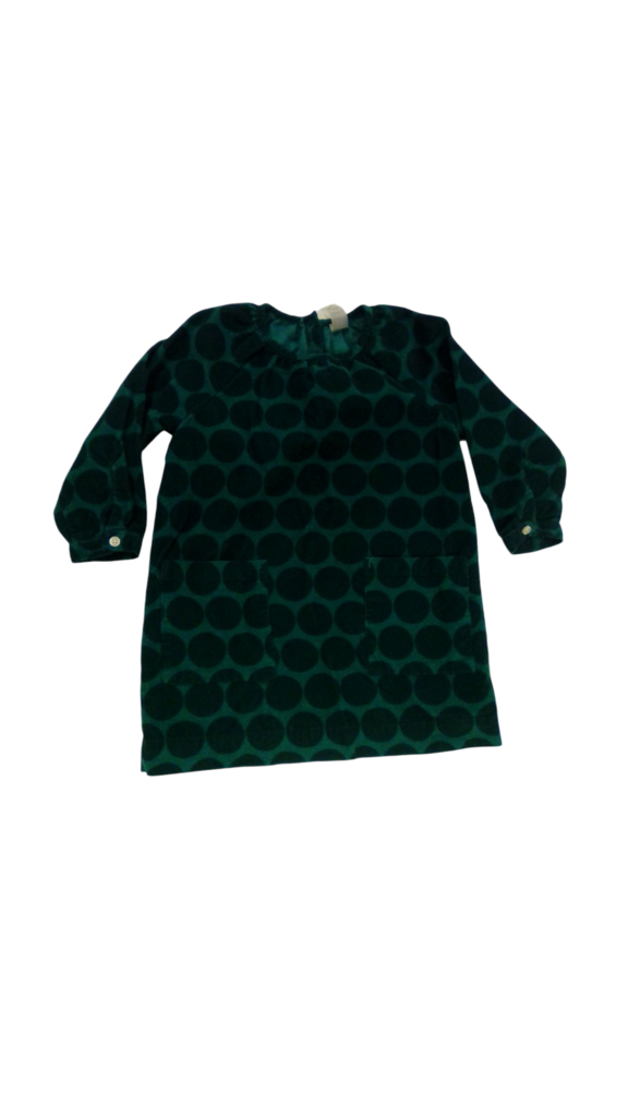 Dress: Green Polka Dots, Girl, Size: 3