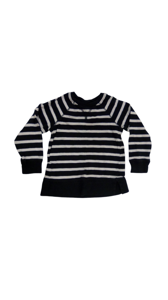 Shirt: B&W Stripes, Girl, Size: 3t