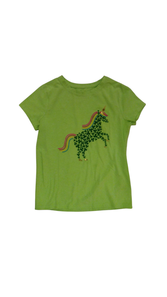 Shirt: BK St. Pat. Unicor, Girl, Size: 10/12