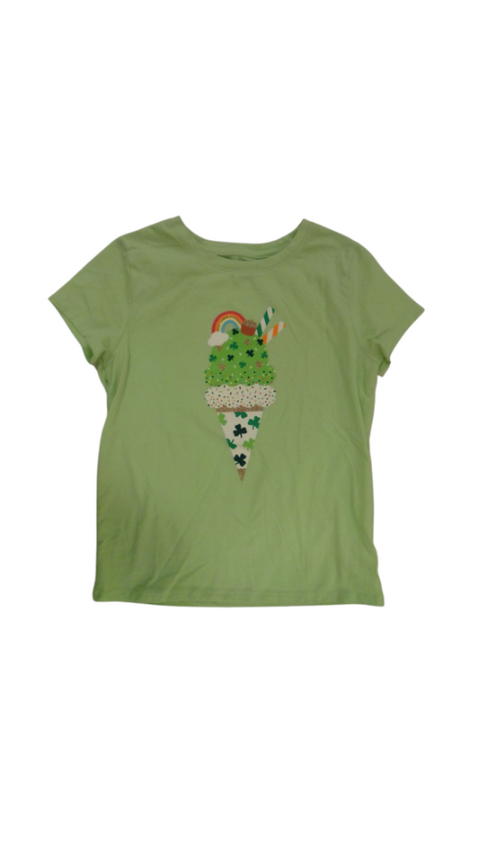 Shirt: Green Ice Cream, Girl, Size: 8