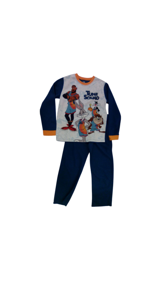 PJ 2 Pc: Blue Tune Squad, Boy, Size: 10/12