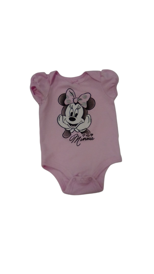 Onesie: Minnie/Pink, Girl, Size: 6m