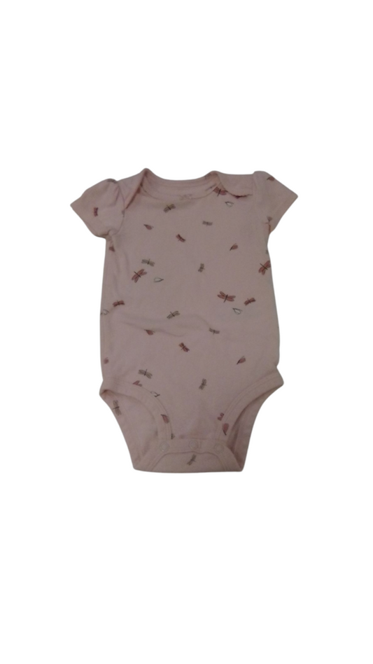 Onesie: Dragonflies/Pink, Girl, Size: 6m