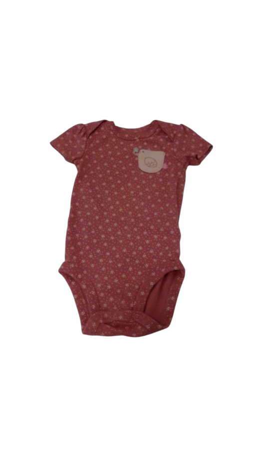 Onesie: Bird Pocket/pink, Girl, Size: 6m
