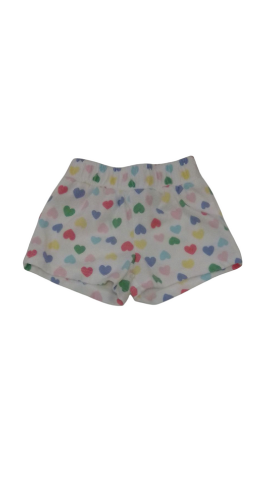 Shorts: Hearts, Girl, Size: 3/6m