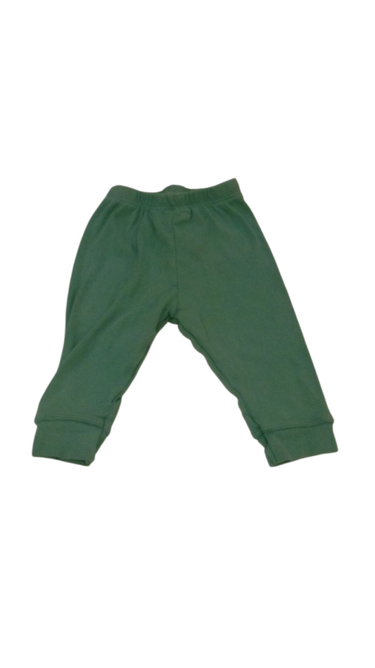 Pants: Green, Girl, Size: 3/6m