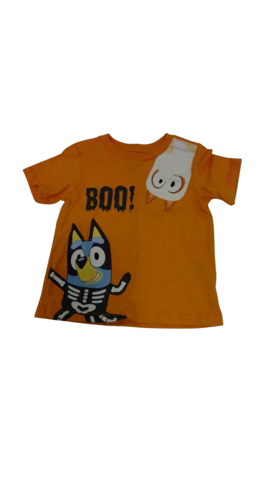 Shirt: Halloween Bluey, Kids, Size: 2t