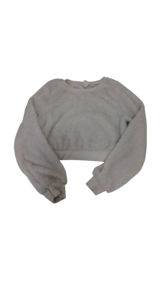 Sweater: White/Sparkles, Girl, Size: 10
