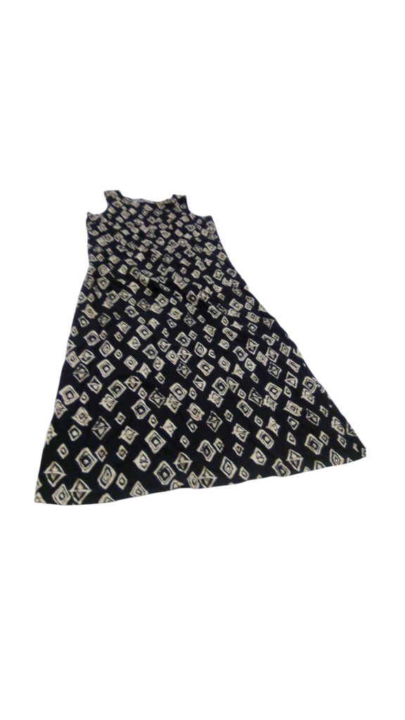 Dress: Black/Pattern, Womens, Size: M