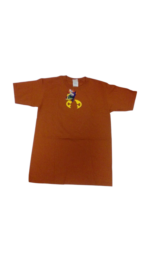 Shirt: Orange Veggie Tale, Boy, Size: 12/14