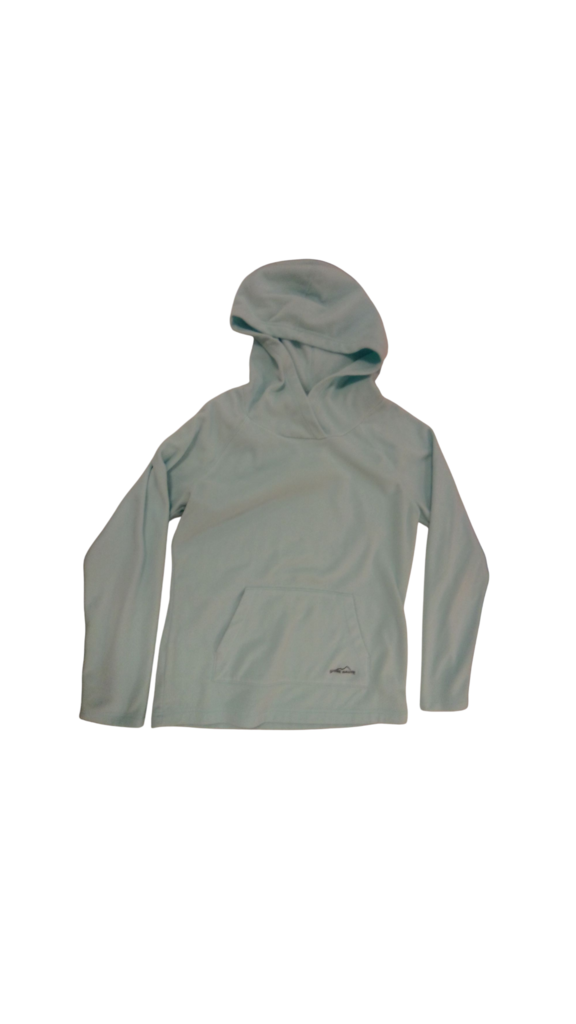 Hoddie: Mint Blue Fleece, Womens, Size: M