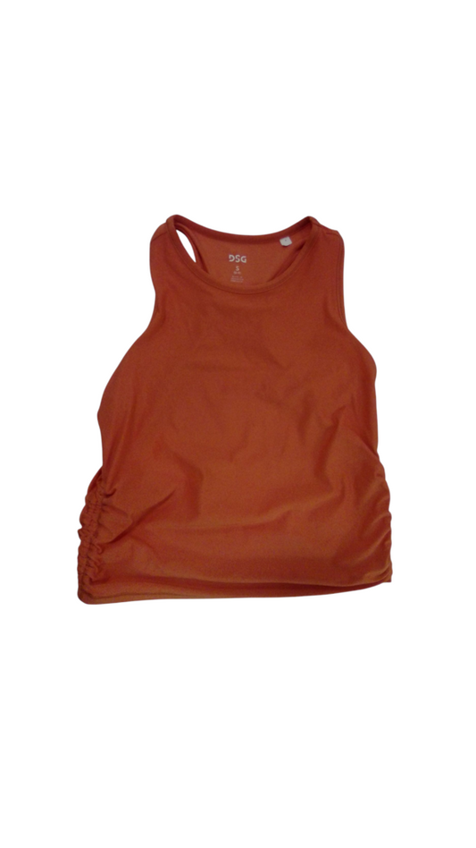 Tank Top: Orange, Girl, Size: 8