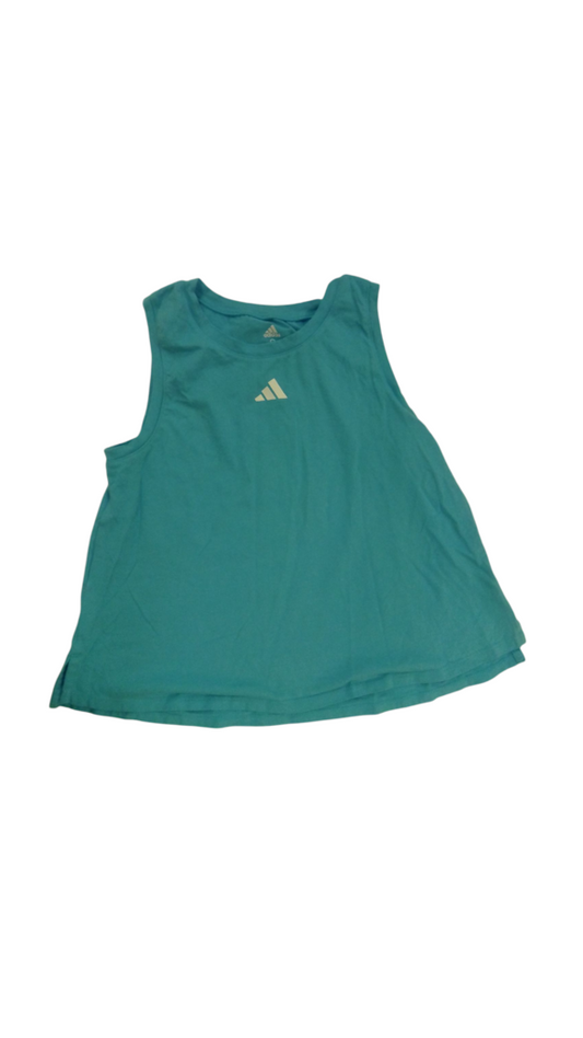 Tank Top: Blue, Girl, Size: 7