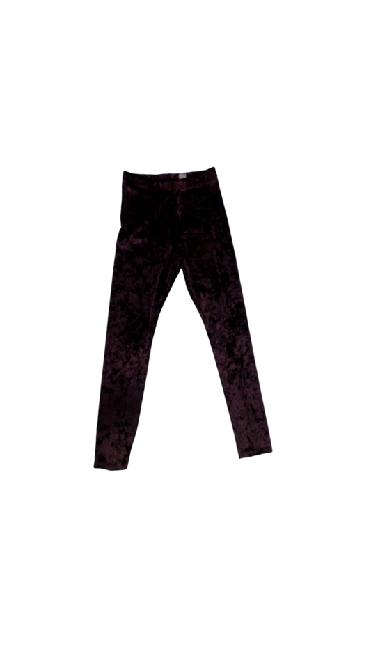 Leggings: Crushed Velvet, Girl, Size: 10/12