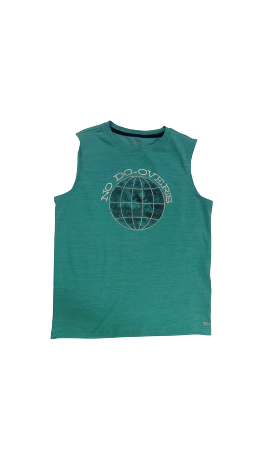 Tank: Blue No Do-overs, Boy, Size: 14/16