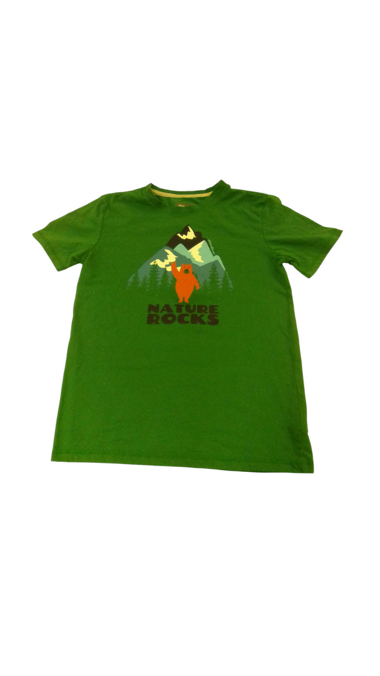 Shirt: Green, Boy, Size: 14/16