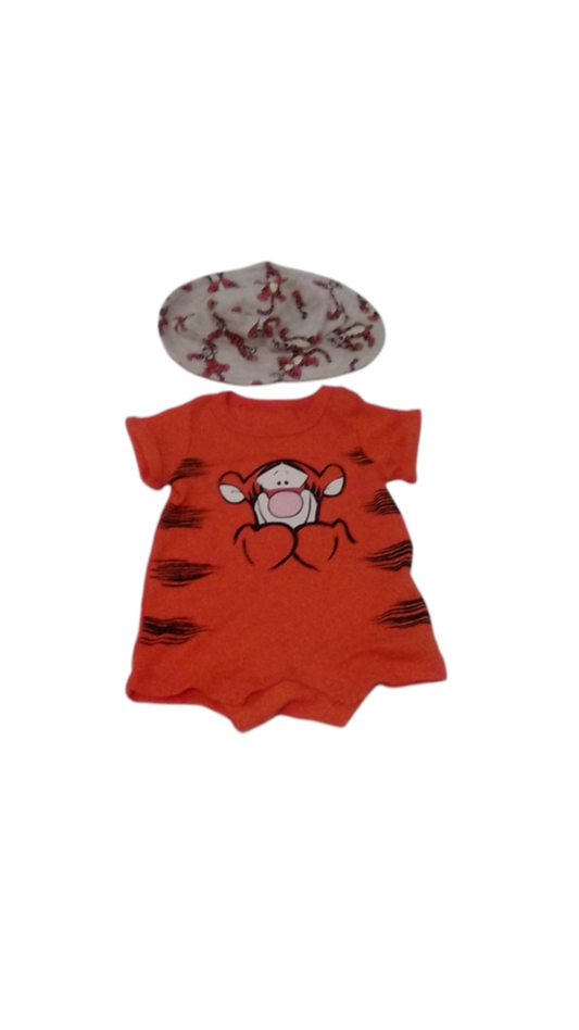 2pc Romper/Hat: Tigger, Kids, Size: 0/3m