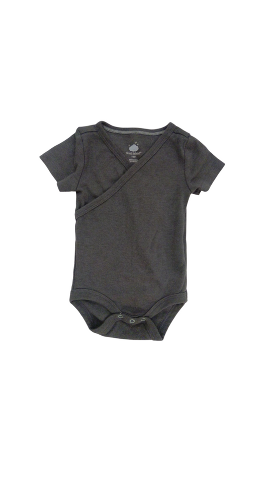 Onesie: Grey, Boy, Size: 0/3m