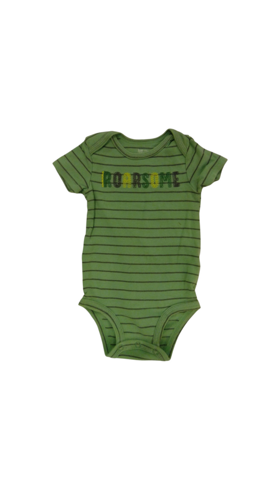 Onesie: Green, Boy, Size: 6m
