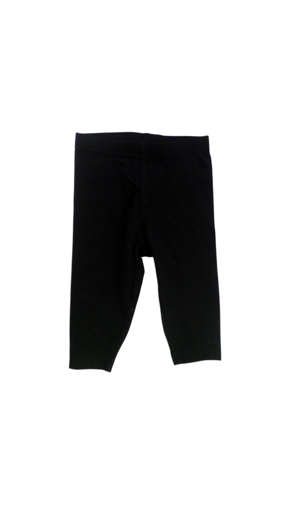 Leggings: Black, Girl, Size: 6m