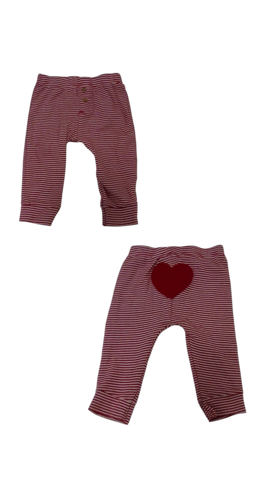 Pants: Heart Butt, Kids, Size: 9m