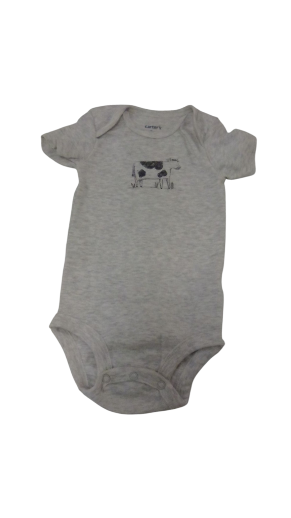 Onesie: Cow, Boy, Size: 9m