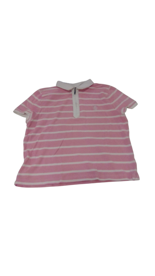 Shirt: Pink Zipper, Womens, Size: L