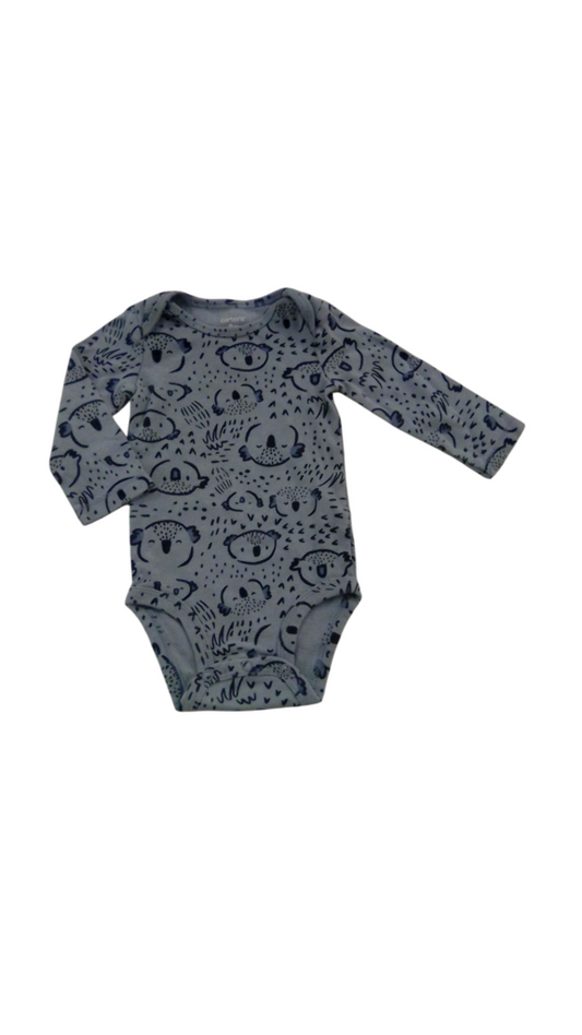 Long Sleeve Onesie:Koala, Boy, Size: 9m